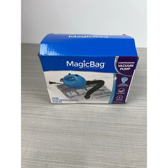 MagicBag Original Instant Space‎ Vacuum Compression Seal Storage Bags LOT W/PUMP